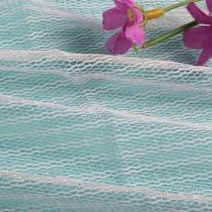 Soft Tulle Metallic 100% Polyester Tricot Knitting Fabric