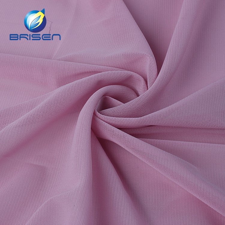plain knit 92 polyester 8 elastane fabrics for lingerie