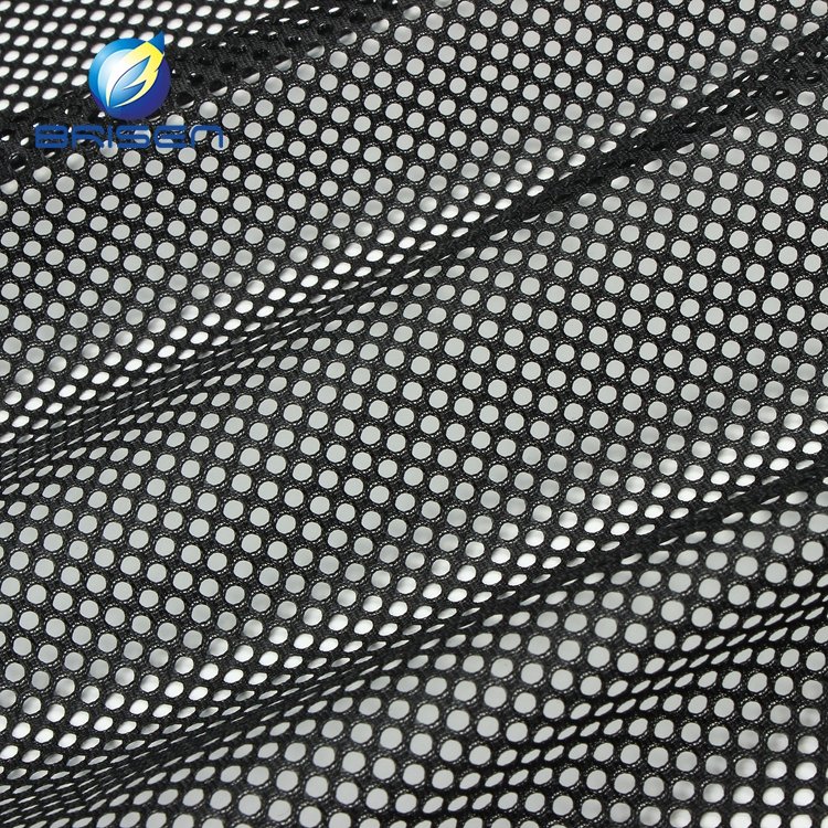 Factory Cloth Black Sheer Bag Tricot Mesh Fabrics