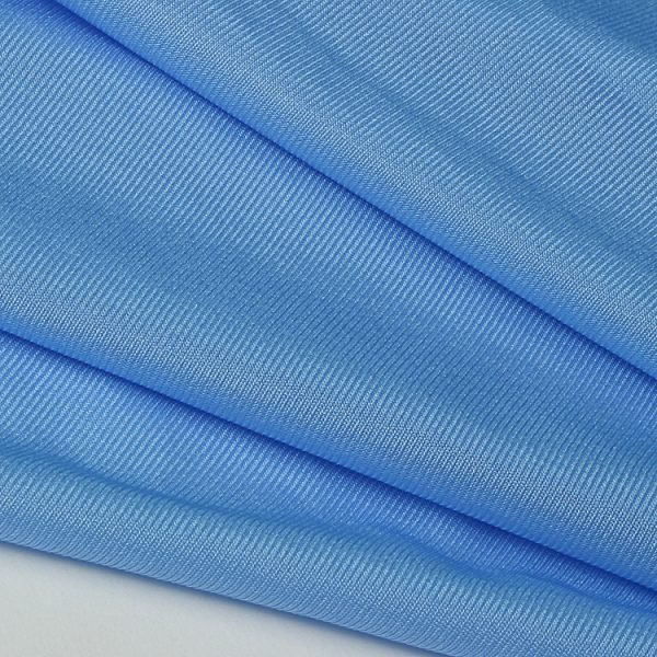 Plain blue fabric-1