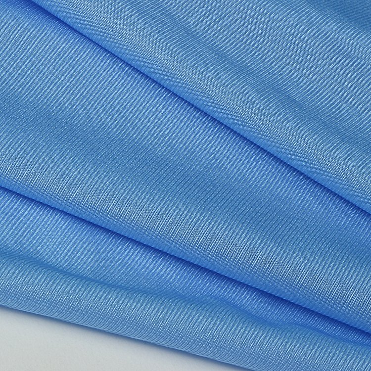 Plain blue fabric